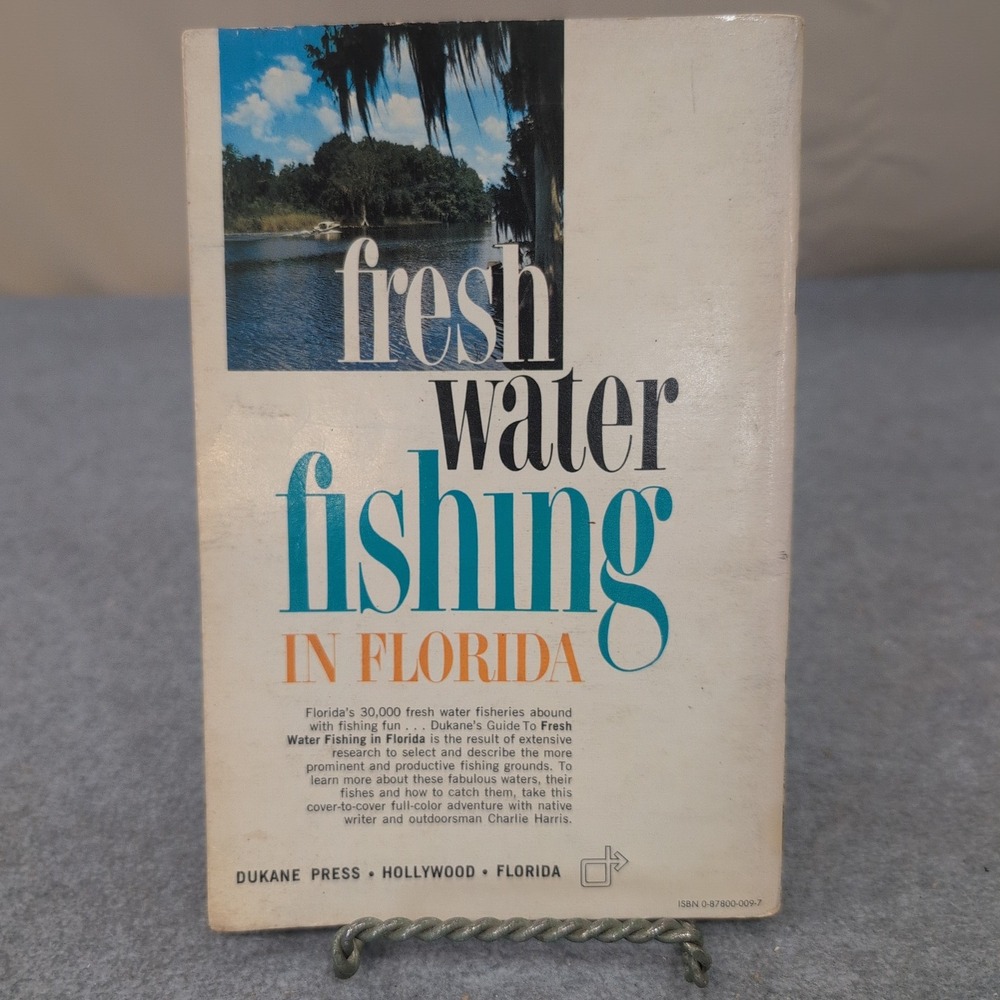 Fresh Water Fishing in Florida Charlie Harris Dukane Press 1970 - Picture 2 of 4